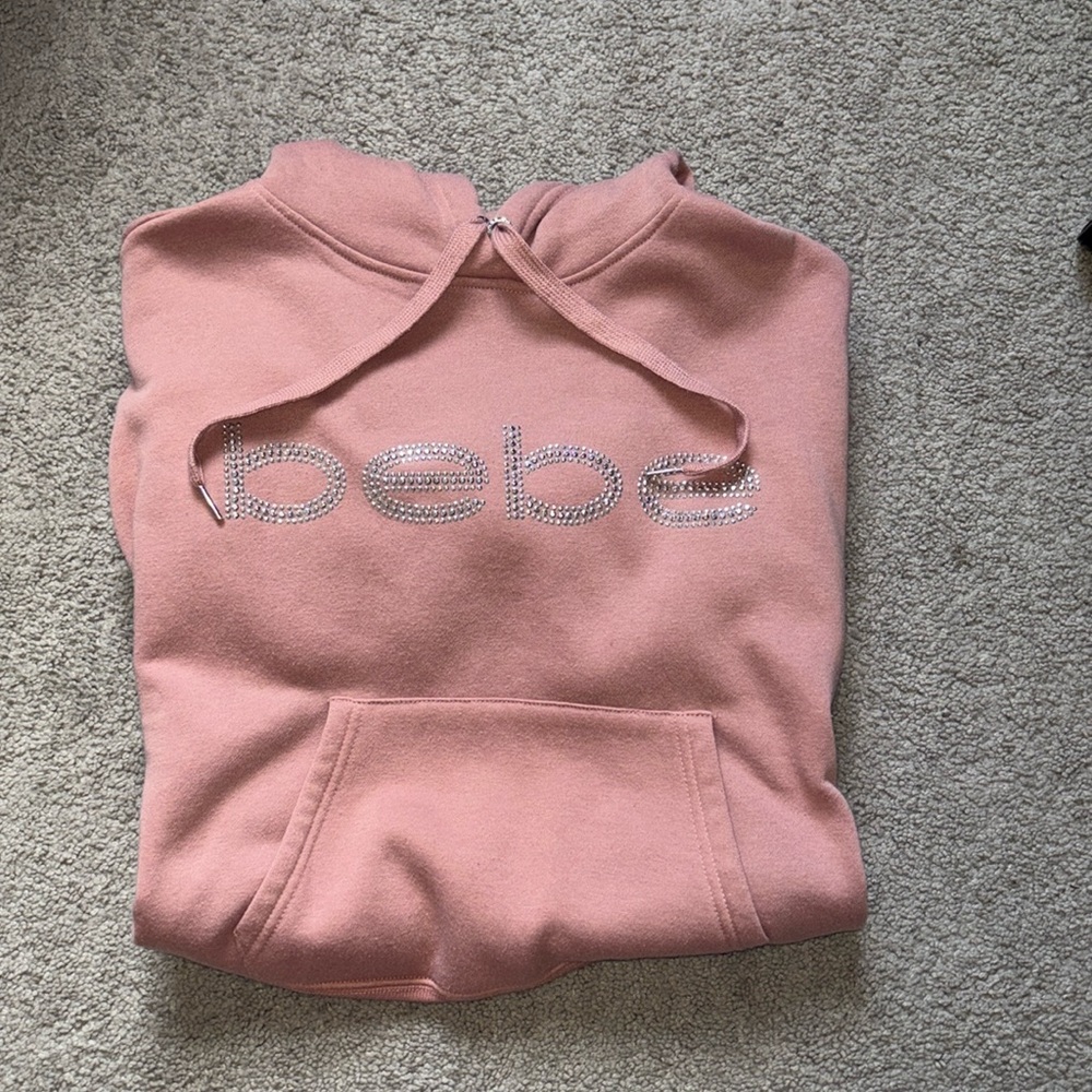 Bebe sport rhinestone hoodie